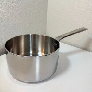 Crate & Barrel EvenCook Core 3.5 Qt. Stainless Steel Saucepan - NO Lid